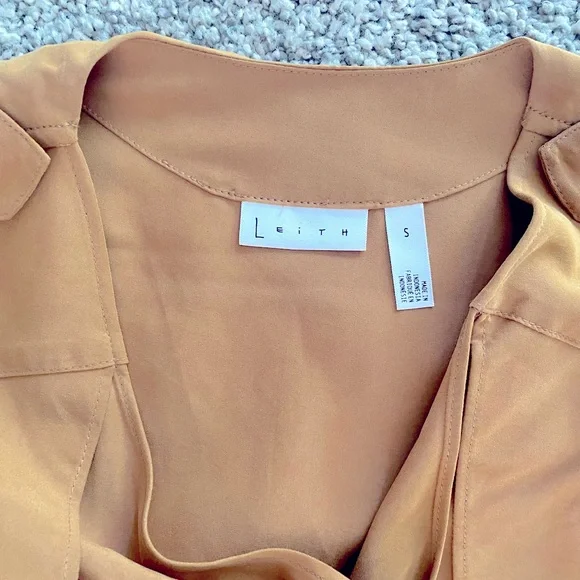 ✨Leith Faux Suede Trenchcoat✨ - Picture 2 of 4